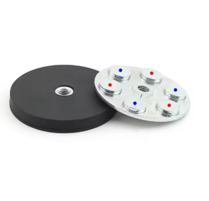 D25.2 * 6.6 N42 Ni enduit aimant Super puissant motif carré personnalisé aimant en caoutchouc clip de <span class=keywords><strong>ceinture</strong></span> 1mm bloc de feuille numéro de modèle N38 N52 - Product Image 4