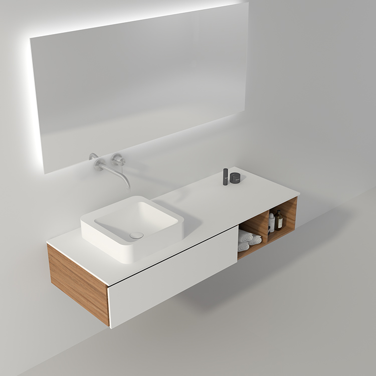 SM-8318 новый дизайн роскошный шкаф твердой поверхности матовые камни ванной кран для раковины, кран для раковины,