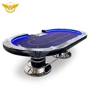 YH Mesa de Póker Texas Hold'em de Lujo Personalizada Mesa de Juego Pokertisch - Product Image 2