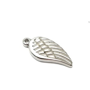 Pendenti di fascini del distanziatore dell'ala di angelo dell'acciaio inossidabile per la fabbricazione dei gioielli che fanno i risultati di DIY - Product Image 3
