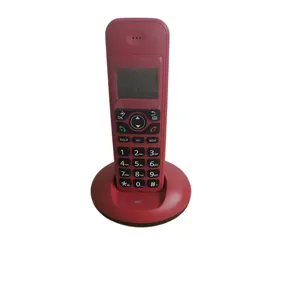 Telepon seluler nirkabel Dect pabrik OEM 1.8/1.9GHZ, telepon identitas pemanggil kepatuhan DECT