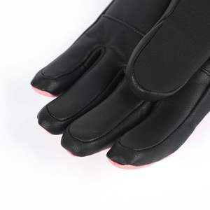 Guantes Impermeables de Esquí para Mujer, Guantes Rosas para Mujer, Guantes de Trabajo y Esquí de Cuero Premium - Product Image 4