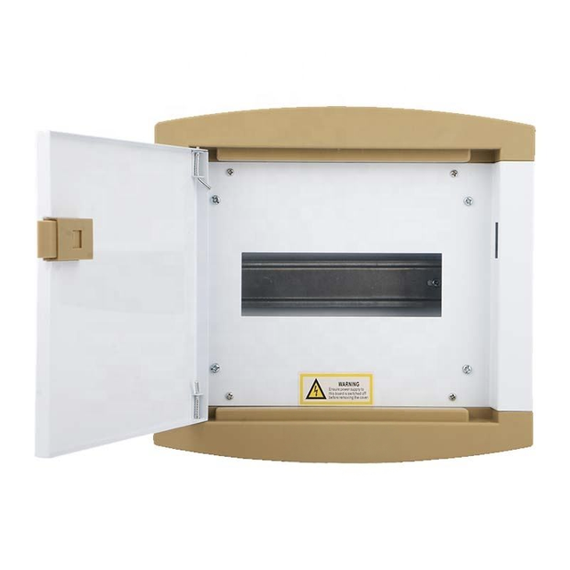 CNFLY IP40 White 4 6 8 12 Ways Surface Mount Single Phase Metal Enclosure DB Panel Africa Electrical Metal Distribution Box