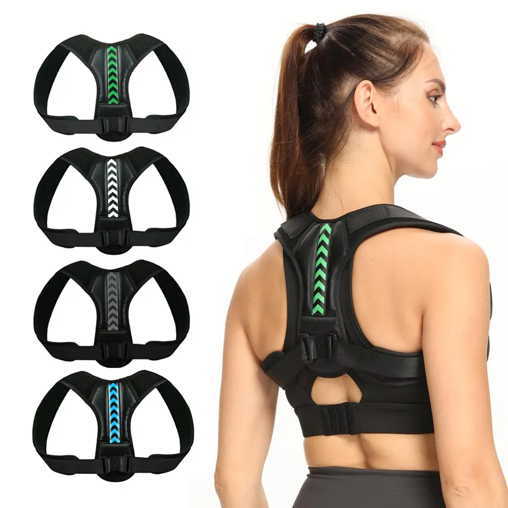 Custom Adjustable Shoulder Body Posture Corrector Brace Belt Corrector De Postur