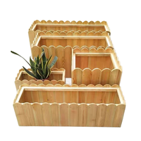 Jardinière surélevée en bois galvanisé sur mesure pour légumes et fleurs, option suspendue écologique, fabrication OEM