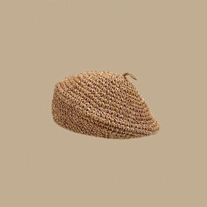 Nouveauté 2025 – Béret tendance en paille raphia crocheté pour femme et fille – Collection été - Product Image 6