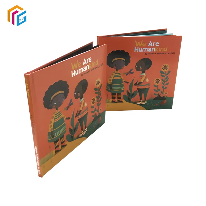 Nuevo diseño personalizado impresión Tapa dura niños libros niños Tapa dura libro impresión caso encuadernado folleto