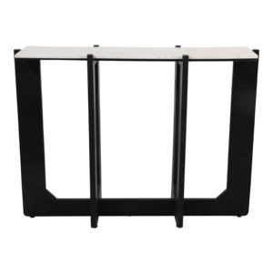 Consolle in marmo moderna e stretta per ingresso, soggiorno, arredo, mobiletto laterale piccolo per divano - Product Image 1