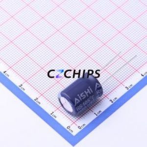 Condensateur électrolytique en aluminium à montage traversant ERS1JM331W16OTR, montage traversant, D12.5xL16mm 330uF 63V 12.5mm 16mm - Product Image 2