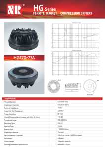 170マグネット 2インチスロート ツイーターホーン 3インチボイスコイル スピーカー ドライバーヘッド チタン合金製ダイアフラム フェライト磁石 80W出力 - Product Image 4