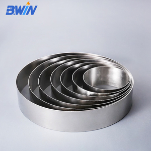 Khuôn nướng bánh vòng tròn tự làm khuôn bằng thép không gỉ chống dính khuôn bánh mousse - Product Image 3