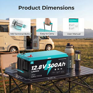 Grade a Solar Lithium Battery LiFePO4 12v 300Ah Lithium Battery Lithium Ion Battery Pack for Home Solar <b>Energy</b> - Product Image 3