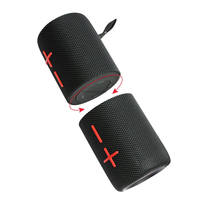 Speaker Nirkabel Portabel 2-in-1 40W, Speaker Ganda Portabel Tahan Air IPX6 dengan Lampu RGB, TWS Pairing untuk Luar Ruangan, Rumah