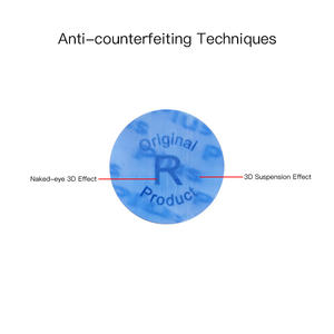 สติกเกอร์โฮโลแกรมใสแบบนูน 3 มิติ นาโนไมโครออปติก กันปลอม สำหรับบรรจุภัณฑ์แบรนด์ - Product Image 4
