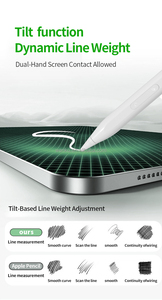 WKZP023B Penna Stilo Magnetica Premium in Metallo per iPad 2018-2025 con Display LED Batteria, Rilevamento Palmo, Inclinazione Certificata e Punta Sostituibile - Product Image 4