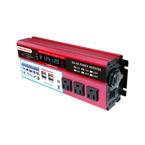 Convertisseur de courant sinusoïdal monophasé Suredom Automotive DC 12V/24V AC 220V/110V 2000W, quatre ports USB, certifié CE, 85% de rendement - Product Image 2
