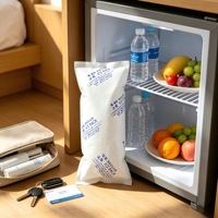 Sac de glace réutilisable OEM absorbant l'eau, peu encombrant, pour boîte cadeau et emballage de protection contre le froid