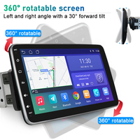 Universel 9 pouces voiture vidéo écran tactile voiture Gps Radio stéréo 1 Din voiture lecteur Dvd avec 360 écran rotatif