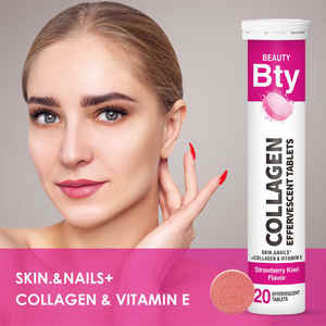 OEM/ODM/OBM ผลิตภัณฑ์เสริมอาหารโปรตีน 1000 มก. มัลติวิตามิน คอลลาเจน วิตามินซี แบบเม็ดฟู่ สำหรับผิวสวย (รับผลิตภายใต้แบรนด์ของลูกค้า) - Product Image 2