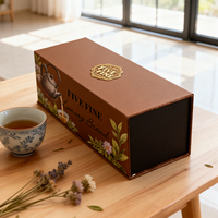 Cajas Rígidas de Lujo con Logotipo Personalizado, Hechas a Mano, con Grabado en Relieve, Aptas para Alimentos, para Whisky, Vodka, Té, Café Instantáneo, Bebidas e Infusiones, Reciclables