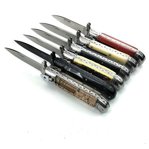 Coltello Pieghevole Personalizzato per Esterni ad Alta Durezza 53HRC, Lama in Acciaio Inox 3Cr13, Manico in Legno, Coltello per Autodifesa AKC - Product Image 4