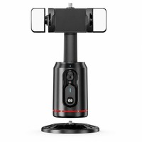 Mini Estabilizador de Gimbal con Seguimiento Facial Automático, Trípode con IA para Selfies, Soporte para Teléfono con Rotación de 360° y Control Remoto