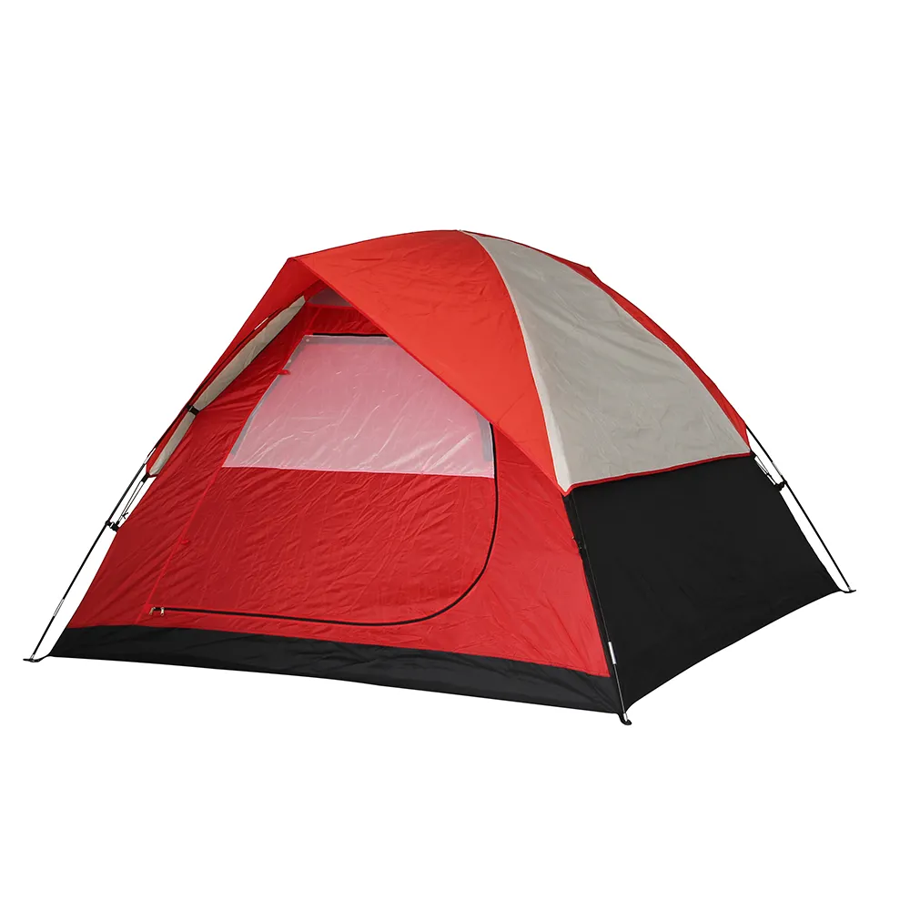 저렴한 사용자 정의 3 인 야외 자동 관광 방수 자동 캠핑 텐트 하이킹 텐트