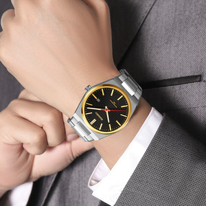 Men's round chronograph <b>watch</b> Luxury stainless steel wristwatch 30M waterproof quartz <b>watch</b> - Product Image 1