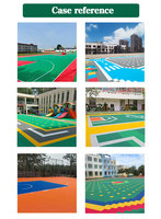 30,48x30,48cm Gepolsterte Doppelschichtige PP-Verriegelungs-Bodenfliesen für Alle Sportplatztypen