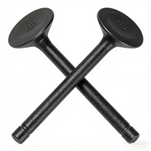 Par de Válvulas de Admisión y Escape para Motocicleta - Acero Inoxidable Cromado, Piezas para Motor de 4 Tiempos para 125cc/150cc Street/Scooter - Product Image 1