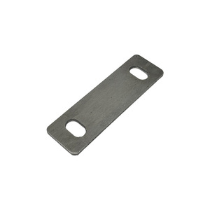 Conector Rectangular de Dos Orificios, Soporte de Esquina Plano de Acero al Carbono con Recubrimiento de Zinc, Duradero para Fijación y Unión de Muebles - Product Image 1