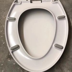 Asiento de Inodoro con Cierre Suave CR, Cubierta de Urea-Formaldehído, 36.3x26cm, Espaciado de Orificios Ajustable, Blanco - Product Image 2