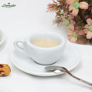 Taza de Espresso Italiana de 50 ml al por Mayor |   Taza semicircular para mango de doble boquilla de 58 mm |   Taza de Café de Cerámica para Máquinas de Cápsulas y Espresso - Product Image 3