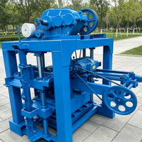 Machine à blocs creux semi-automatique hydraulique 4-40 pour la construction routière et la construction de bâtiments