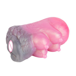 Einzigartige Fantasie Multi-Color 2 in 1 Männer Stroker Männlicher Mastur bator Fantasie Tier Vaginal Realistisches Sexspielzeug Männliches Trainings werkzeug - Product Image 2