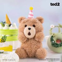 Lot de 6 figurines en peluche Teddy Bear Ted 2 Series 100 % authentiques, boîte mystère, jouets de dessin animé, porte-clés Kawaii, breloques de sac - Vente Flash