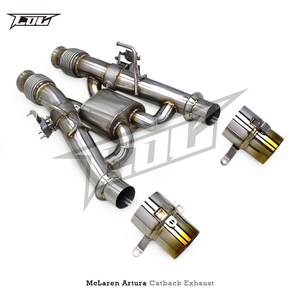 ท่อไอเสียหลังแบบตรงรุ่นสำหรับ McLaren Artura Spider 3.0T ปี 2023-2025 Boska SUS304 OEM วาล์ว Axleback พร้อมปลายท่อไทเทเนียม - Product Image 5
