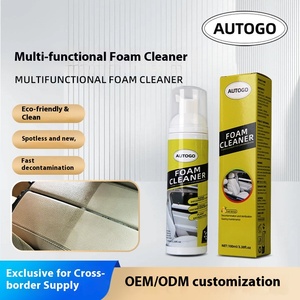Nettoyant mousse multifonctionnel <span class=keywords><strong>AUTOGO</strong></span> pour l'intérieur de la voiture, sièges en cuir, double usage pour la voiture et la maison, sans rinçage, 100 ml - Product Image 5
