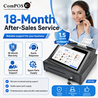Caja Registradora Táctil Todo en Uno con Buen Precio, Terminal POS para Windows, Máquina de Facturación con Pantalla Táctil de 11.6 Pulgadas, 4GB de RAM y 64GB de SSD