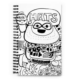 Rilegatura a spirale # Quaderno 48 Hats - Product Image 1