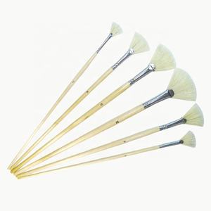 Éventail de <span class=keywords><strong>peinture</strong></span> à l'<span class=keywords><strong>huile</strong></span> à poils de sanglier, accessoires pour art, vente en gros, brosses à poils de sanglier, pour artiste - Product Image 4