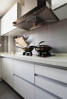 Îlot de cuisine modulaire personnalisé avec évier, en panneau mélaminé ignifuge et écologique, auto-assemblable, blanc, meuble de cuisine moderne pour la maison