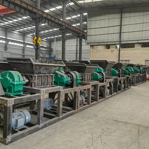 Werks bedarf Gebrauchtwagen 1500kg Verkauf Zerkleinerung Schrott Welle Abfall Kunststoff Schredder Maschine für das Recycling