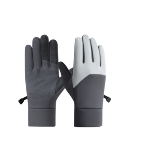 Gants de conduite tout-terrain <span class=keywords><strong>pour</strong></span> hommes et femmes, avec doublure en velours <span class=keywords><strong>pour</strong></span> l'hiver, <span class=keywords><strong>pour</strong></span> garder au chaud, résistants au vent et au froid, compatibles écran tactile, <span class=keywords><strong>pour</strong></span> vélo électrique - Product Image 3