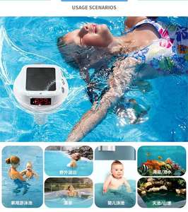Termômetro solar de piscina flutuante com luz RGB, display digital, impermeável para spa, lagoa, aquário - Product Image 3