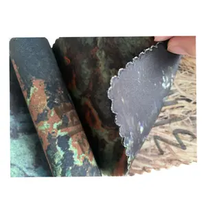 Großhandel Neopren Gummi Blatt Druck Camo Design Muster Neopren Stoff Tarnung