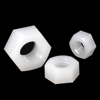 Écrou hexagonal en Nylon de haute qualité M3 filetage vis en plastique certificat métrique M2/M2.5/M4/M5/M6/M8/M10/M12