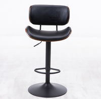 Huananji — chaise de Bar réglable, siège professionnel de luxe moderne, en PU/PVC/tissu, avec h, plaque, comptoir de Bar