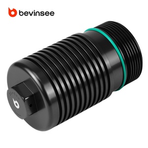 BEVINSEE pour <span class=keywords><strong>Audi</strong></span> A3 S3 Q2 <span class=keywords><strong>TT</strong></span> Gen 3/4 Moteurs Boîtier de filtre à huile en aluminium pour VW Golf MK7 MK6 MK8 2015-2020 - Product Image 1
