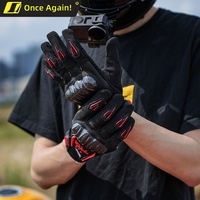 Gants de moto Ones Again MG45, modèle Knight-style, équipement de motard, protection en fibre de carbone, respirants, unisexes